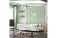 سرير اطفال - أبيض