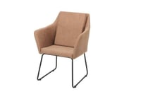 كرسي بمسند ذراعين قماش