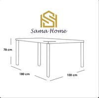 طاولة طعام 9 قطع