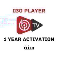 شراء ترخيص برنامج IBO PLAYER سنة.