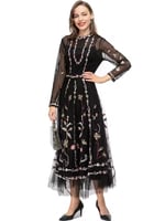 فستان تل اسود