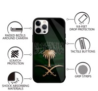 كفر آيفون مغناطيسي الشعار سعودي