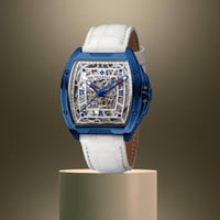 ساعة يد رجالي المانية ميكانيكية بتصميم مربع