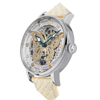 ساعة يد ميكانيكية نسائية بتر فلاي بمينا فراشة مميز...