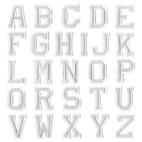 أحرف انجليزية كاملة Thin