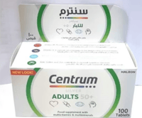 مكمل غذائي سنتروم سيلفر للبالغين من سن 50 عامًا فم...