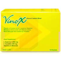 Vinox L-Argenine 1000 mg 15 Lemon Sachets