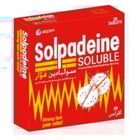 سولبادين أقراص فوارة، مسكن وخافض للحرارة - 20 قرص