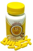 فيتامين D3 يحتوي على 10000 وحدة دولية - 60 كبسولة