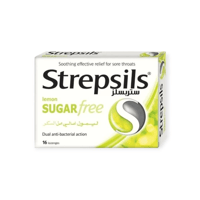 ستربسلز ليمون خالى من السكر 16 قرص استحلاب