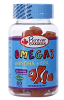 بيورايفير اوميجا - 3 حلوى جيلاتينية للاطفال - 60 ح...