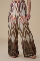 طقم جمبسوت واسع شيفون بنقشة متدرجة