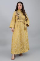 جلابيه جاكار مطرزه كموني