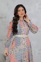 فستان ماكسي بطبعة أزهار