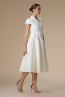 فستان سكري قصير كريب