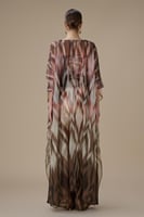 طقم جمبسوت واسع شيفون بنقشة متدرجة