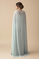 جمبسوت طويل لون تيفاني بكاب