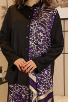 طقم بنطلون وقميص واسع