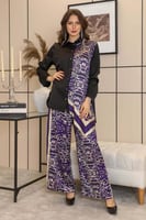 طقم بنطلون وقميص واسع