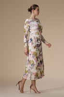 طقم بيج ميدي مشجر بطبعات باستيل