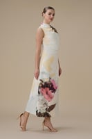 فستان ميدي سكري مورد