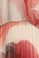 طقم تنورة وبلوزة بليسيه مموج