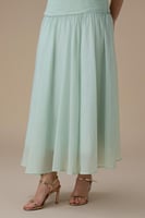 فستان تيفاني ميدي بشيفون وكسرات