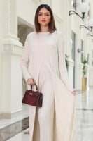 طقم شتوي بنطلون وبلوزة طويلة