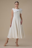 فستان ميدي بيج بتفاصيل علوية مطرزة