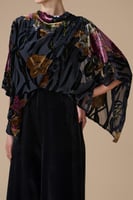 جمبسوت اسود مخمل بكاب مشجر