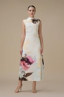 فستان ميدي سكري مورد