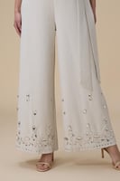 جمبسوت بيج بتصميم غير متماثل وتطريز كريستالي