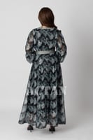 فستان ماكسي مطرز