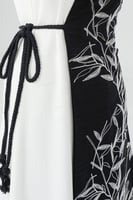 فستان برداء جانبي