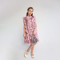 فستان كشكشة الترتر