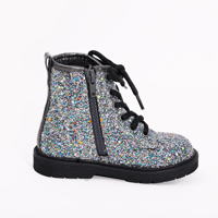 بوت عصري لامع بأربطه