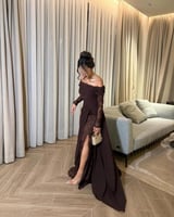 فستان سهره قماش جورجيت كوري +دانتيل راقي +بطانه