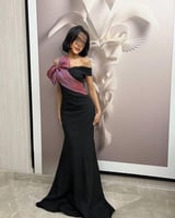 فستان سهرة ناعم بخامه باربي 0136