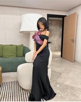 فستان سهرة ناعم بخامه باربي 0136