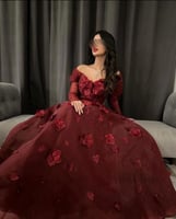 فستان سهره راقي بخامه جازار +تطريز وردفاخر 064