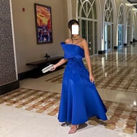 فستان سهرة بخامه تفته تطريز فصوص 0104