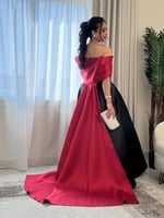 فستان سهره بخامه مكادو راقي +وشاح خلفي 038