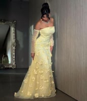 فستان سهرة بتطريز يدوي فاخر 059