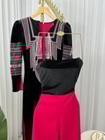 فستان يوم التأسيس تطريز كمبيوتر+عفريته