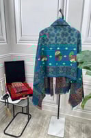 شال كشميري نسائي فاخر_مع تغليف الورد