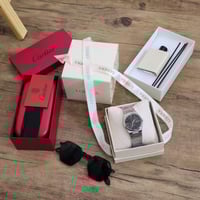 بوكس ساعة ونظارة مع الملحقات