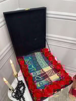 شال كشميري نسائي فاخر_مع تغليف الورد