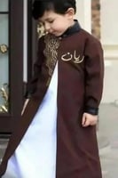 دقلة ولادي مطرز لون بني