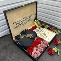 طقم هدية نسائي هدايا العيد مع حقيبة واكسسوارات نسا...