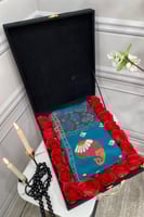 شال كشميري نسائي فاخر_مع تغليف الورد